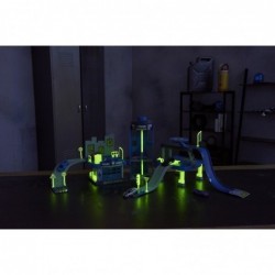 Majorette Creatix Police base with light and sound 5 vehicles