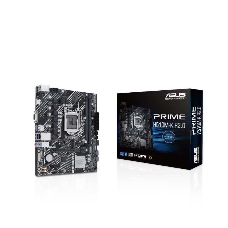 Mainboard ASUS Intel H470 Express LGA1200 Micro-ATX Memory DDR4 Memory slots 2 1xPCI-Express 3.0 1x 1xPCI-Express 4.0