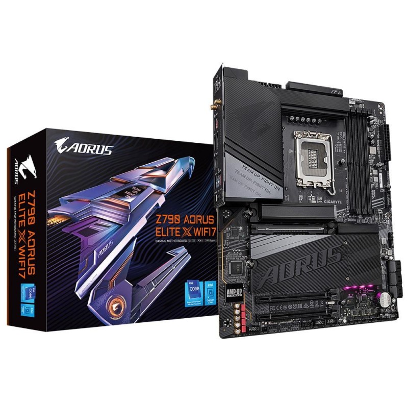 Mainboard GIGABYTE Intel Z790 LGA1700 ATX Memory DDR5 Memory slots 4 2xPCI-Express 4.0 16x 1xPCI-Express 5.0