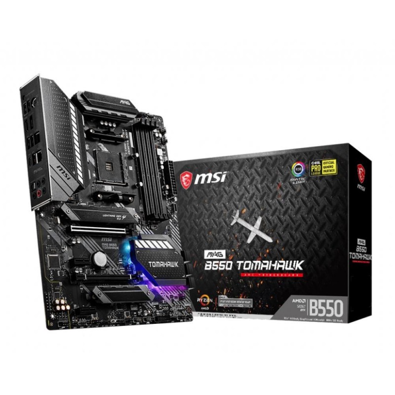 Mainboard MSI AMD B550 SAM4 ATX 2xPCI-Express 3.0 1x 1xPCI-Express 3.0 16x 2xM.2 1xPCI-Express 4.0 16x Memory