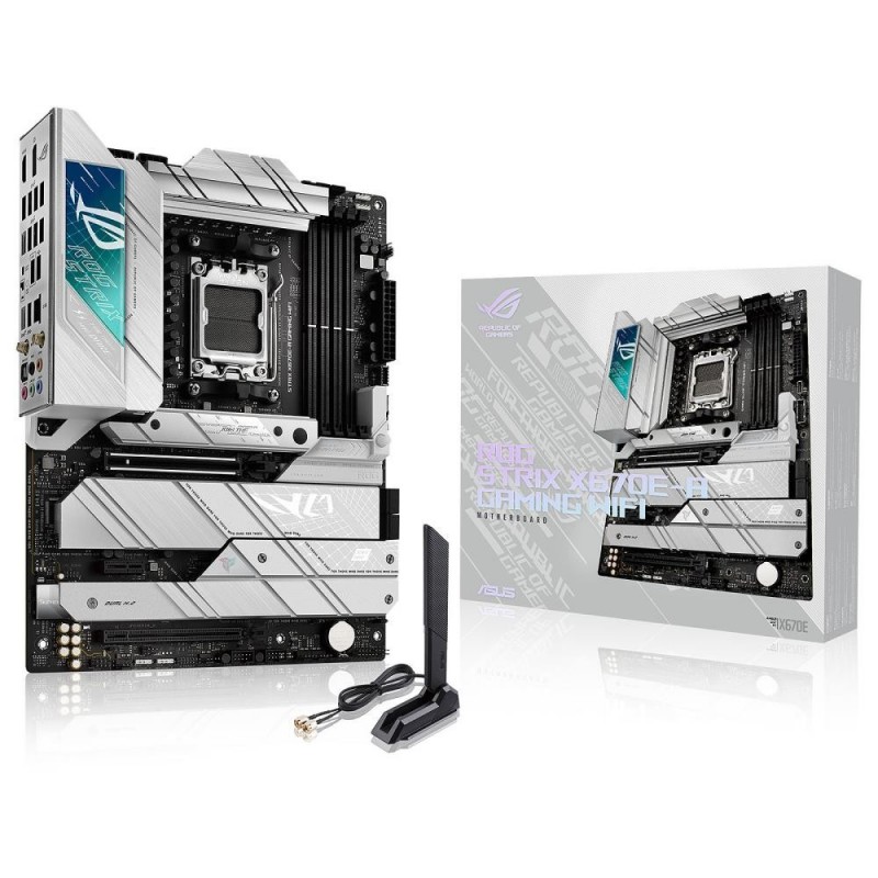 Mainboard ASUS AMD X670 SAM5 ATX Memory DDR5 Memory slots 4 1xPCI-Express 3.0 1x 1xPCI-Express 4.0 16x 1xPCI-Express 5.0