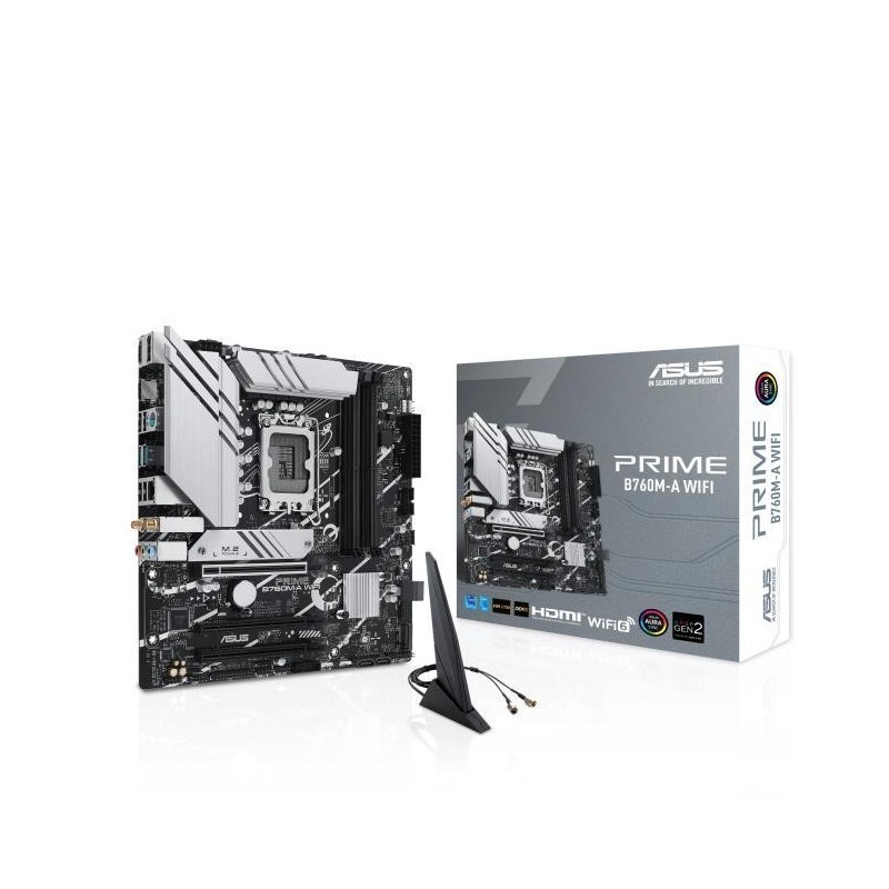 Mainboard ASUS Intel B760 Express LGA1700 Micro-ATX Memory DDR5 Memory slots 4 3xPCI-Express 4.0