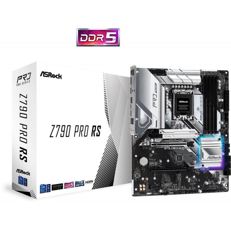 Mainboard ASROCK Intel Z790 LGA1700 ATX Memory DDR5 Memory slots 4 2xPCI-Express 3.0 1x 1xPCI-Express 4.0