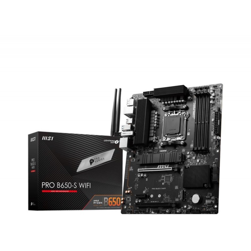 Mainboard MSI AMD B650 SAM5 ATX Memory DDR5 Memory slots 4 1xPCI-Express 1x 2xPCI-Express