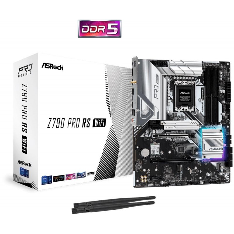 Mainboard ASROCK Intel Z790 LGA1700 ATX Memory DDR5 Memory slots 4 2xPCI-Express 3.0 1x 1xPCI-Express 4.0