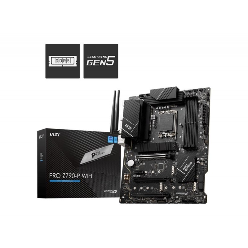 Mainboard MSI Intel Z790 LGA1700 ATX Memory DDR5 Memory slots 4 1xPCI-Express 1x 3xPCI-Express