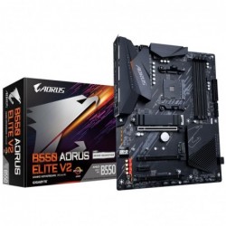 Mainboard GIGABYTE AMD B550 SAM4 ATX Memory DDR4 Memory slots 4 1xPCI-Express 16x 2xPCI-Express 3.0 1x 1xPCI-Express 3.0