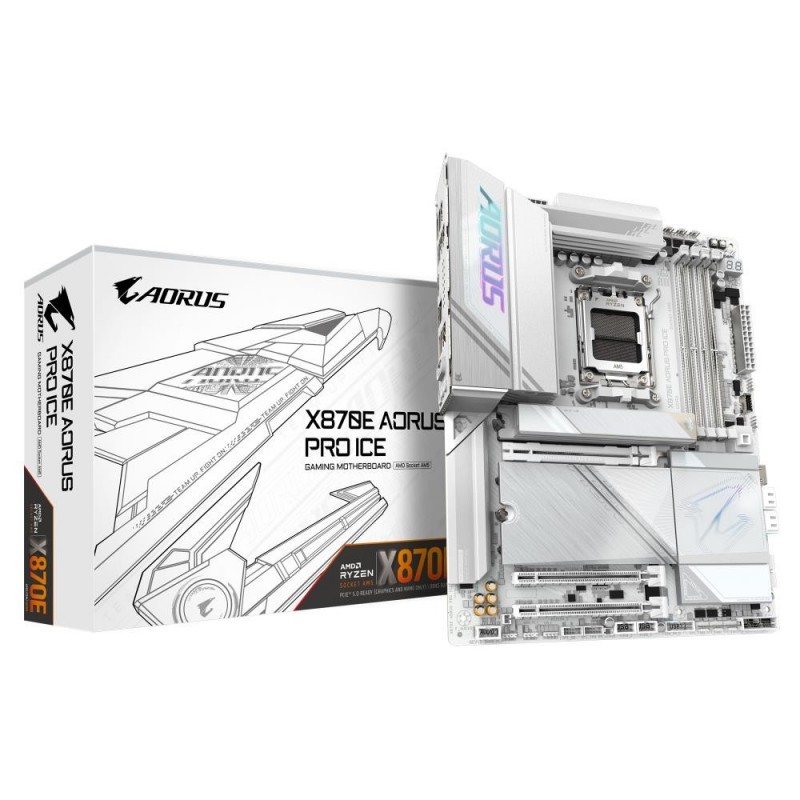 Mainboard GIGABYTE AMD X870E SAM5 ATX Memory DDR5 Memory slots 4 1xPCI-Express 3.0 4x 1xPCI-Express 4.0