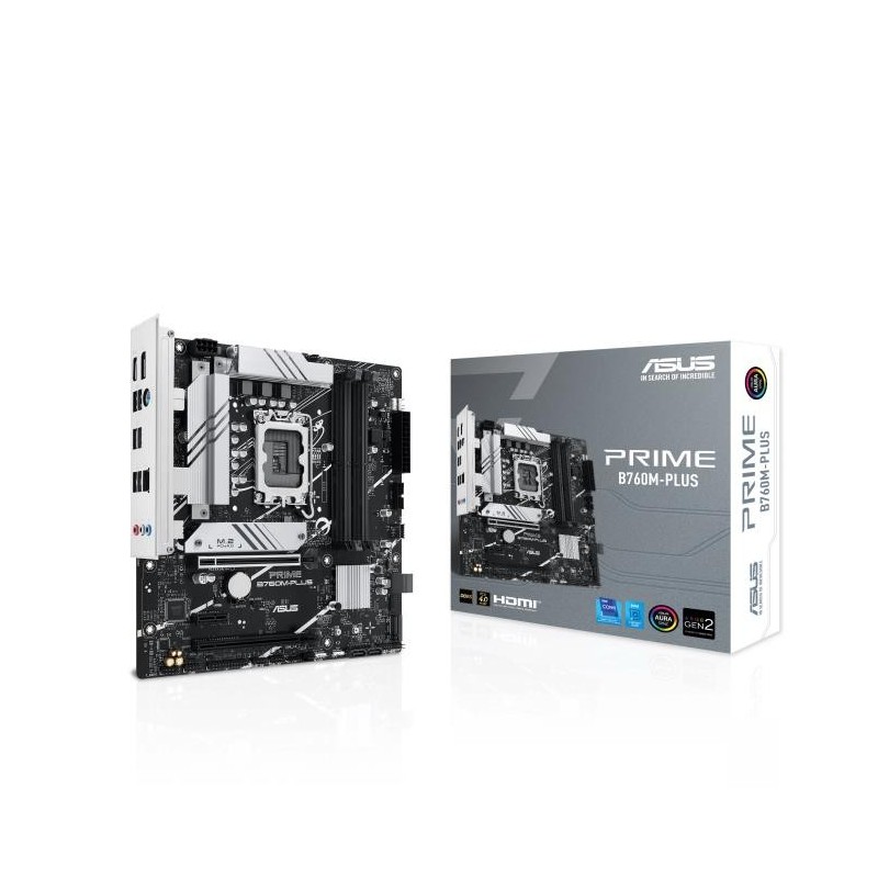 Mainboard ASUS Intel B760 Express LGA1700 Micro-ATX Memory DDR5 Memory slots 4 1xPCI-Express 4.0 1x 2xPCI-Express 4.0