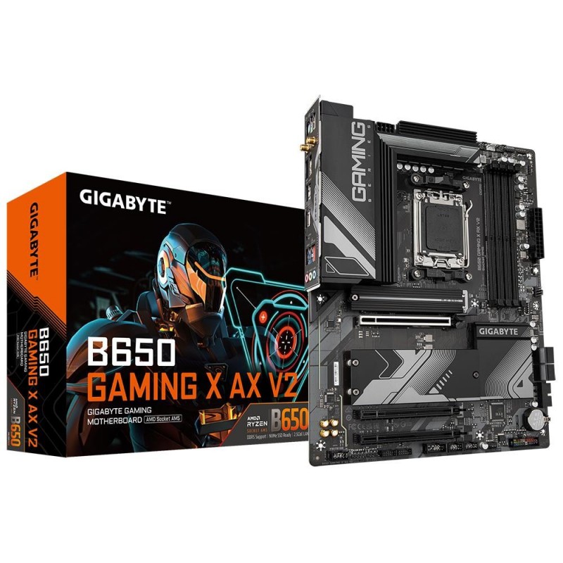 Mainboard GIGABYTE AMD B650 SAM5 ATX Memory DDR5 Memory slots 4 1xPCI-Express 16x 1xPCI-Express 3.0