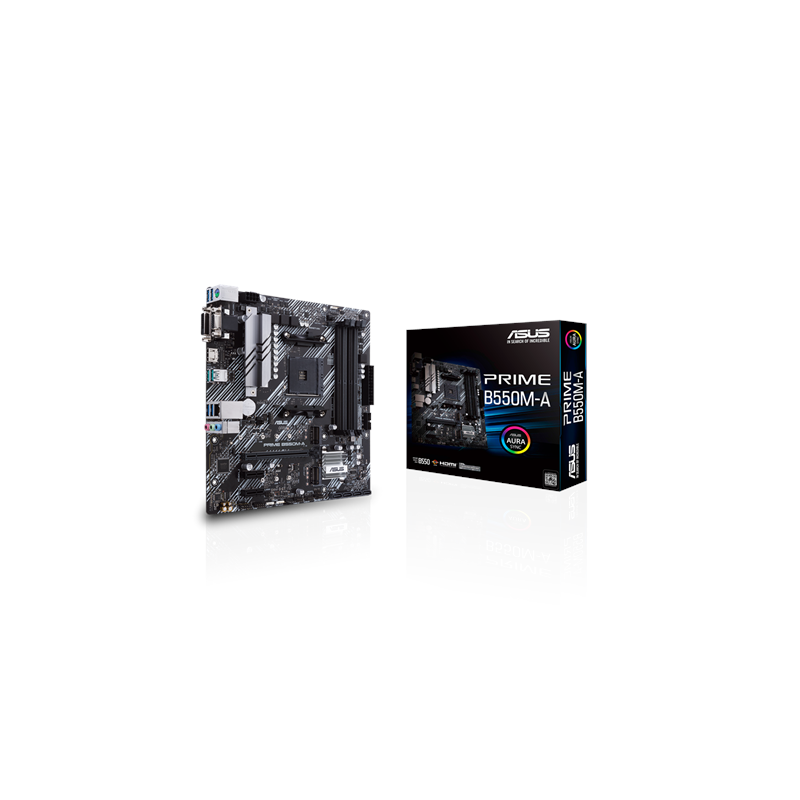 Asus PRIME B550M-A Processor family AMD Processor socket AM4 DDR4 Memory slots 4 Supported hard disk drive