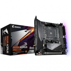 Gigabyte B550I AORUS PRO AX 1.0 Processor family AMD Processor socket AM4 DDR4 DIMM Memory slots 2 Chipset