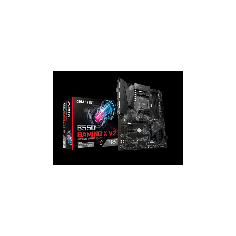 Gigabyte B550 GAMING X V2 Processor family AMD Processor socket AM4 DDR4 DIMM Memory slots 4 Chipset AMD B |