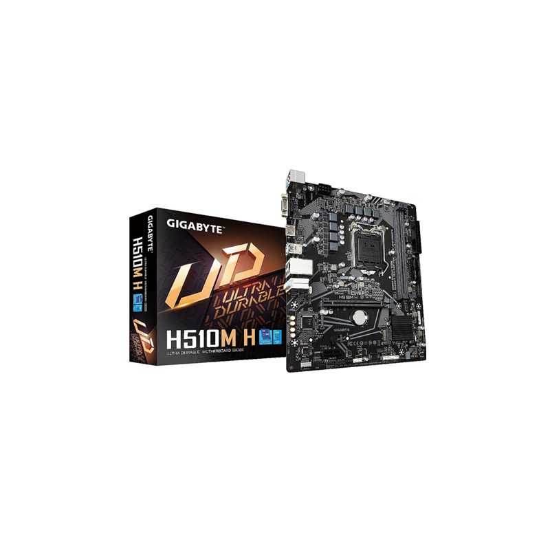 Gigabyte H510M H 1.0 Processor family Intel Processor socket LGA1200 DDR4-SDRAM Memory slots 2 Supported