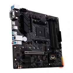 Asus TUF GAMING A520M-PLUS Processor family  AMD Processor socket AM4 DDR4 Memory slots 4 Supported hard