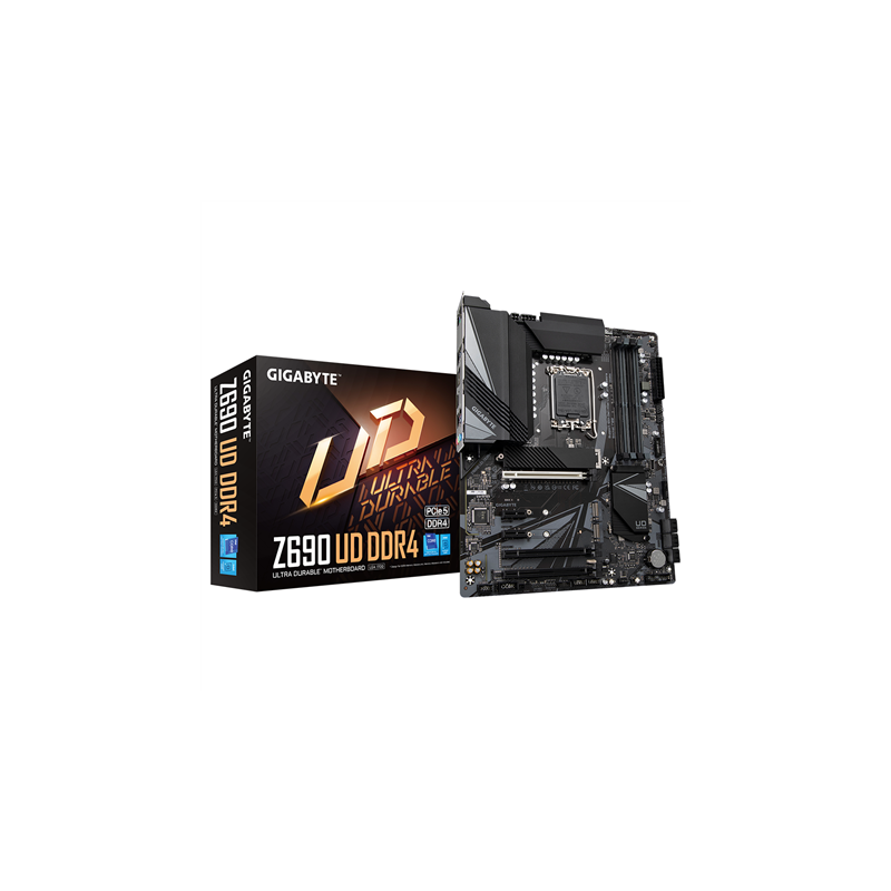 Gigabyte Z690 UD DDR4 Processor family Intel Processor socket LGA1700 DDR4 Memory slots 1 Chipset Intel Z690