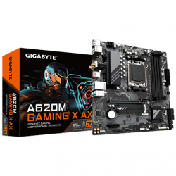 Gigabyte A620M GAMING X AX 1.0 M/B Processor family AMD Processor socket AM5 DDR5 DIMM Memory slots 4 |