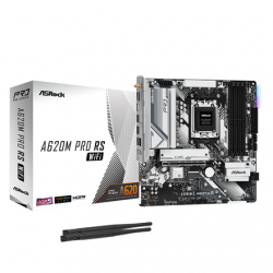 ASRock A620M Pro RS WiFi Processor family AMD Processor socket AM5 DDR5 DIMM Memory slots 4 Supported hard