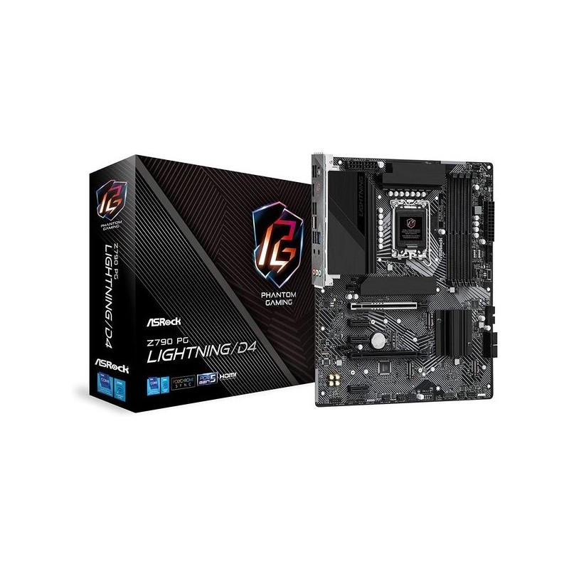 ASRock Z790 PG LIGHTNING/D4 Processor family Intel Processor socket LGA1700 DDR4 DIMM Memory slots 4 |