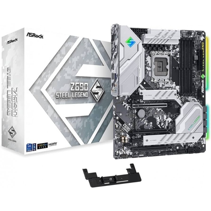 ASRock Z690 Steel Legend Processor family Intel Processor socket LGA1700 DDR4 DIMM Memory slots 4 Supported