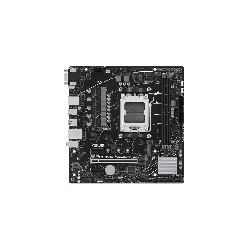 Asus PRIME A620M-E Processor family AMD Processor socket AM5 DDR5 DIMM Memory slots 2 Supported hard disk