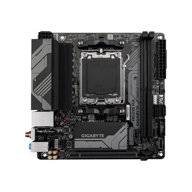 Gigabyte A620I AX 1.0 Processor family AMD Processor socket AM5 DDR5 DIMM Supported hard disk drive interfaces