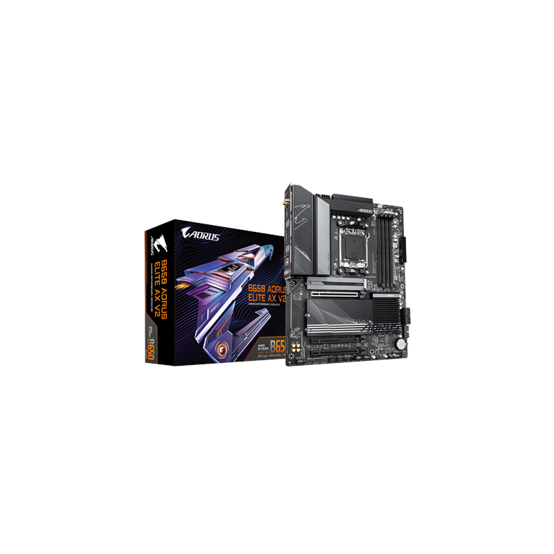 Gigabyte B650 A ELITE AX V2 1.0 Processor family AMD Processor socket AM5 DDR5 DIMM Supported hard disk drive