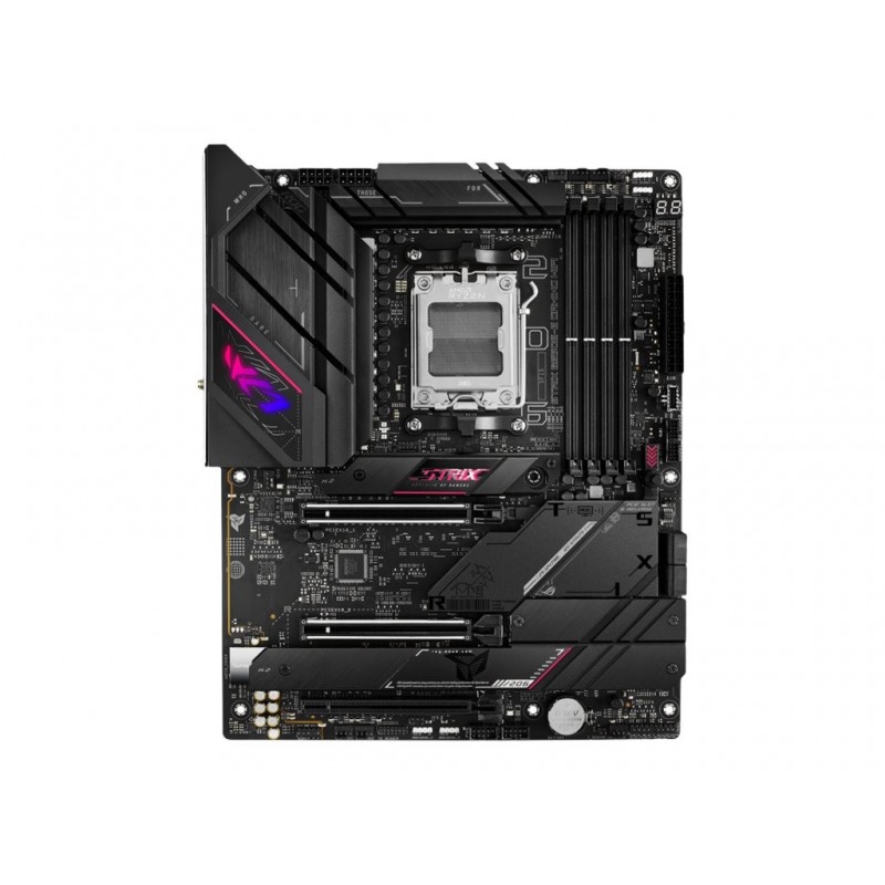 ASUS ROG STRIX B650E-E GAMING WIFI Asus Processor family Ryzen Processor socket 1 x Socket AM5 4 DIMM slots -