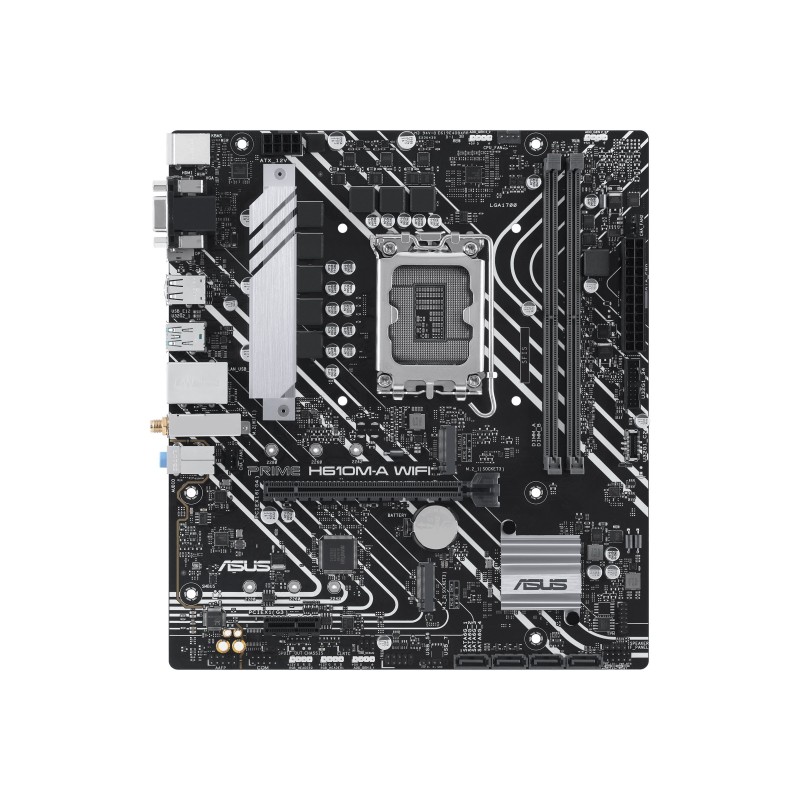 ASUS PRIME H610M-A WIFI Asus Processor family Intel H610 Processor socket 1 x LGA1700 Socket 2 DIMM slots -