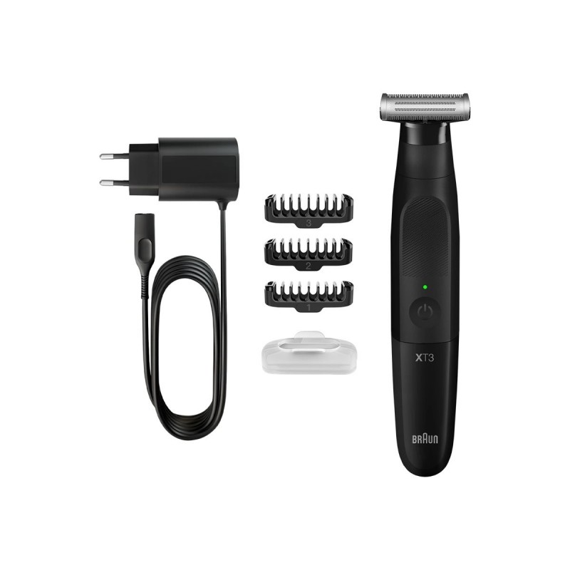 Braun Beard Trimmer Series XT 3100 Cordless Number of length steps 3 Black