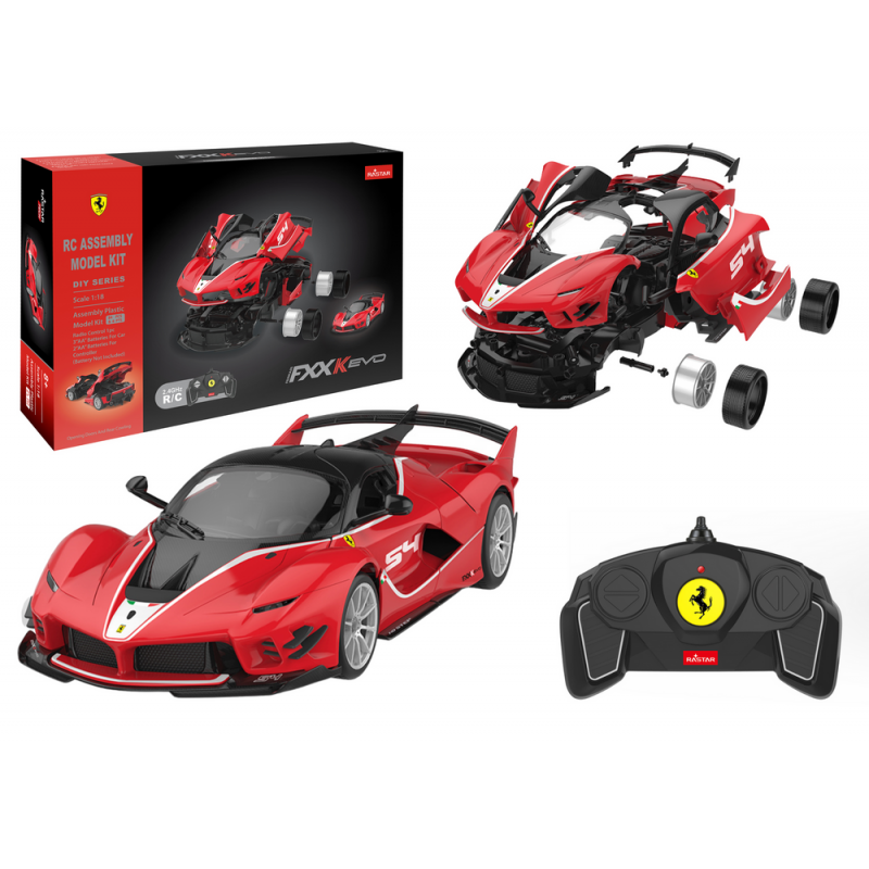 Auto Rastar Building Blocks 1:18 Ferrari FXXK EVO Red 88 Pieces