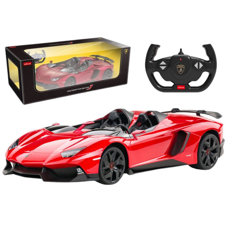 Car RC Rastar 1:12 Lamborghini Aventador Red Cabrio