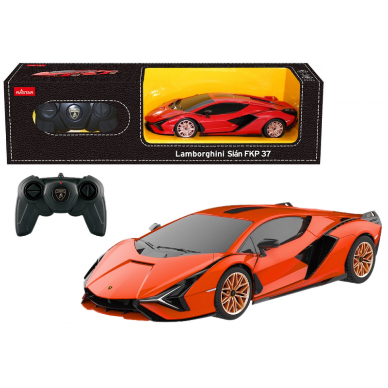 RC Car 1:24 Rastar Lamborghini Sian Orange