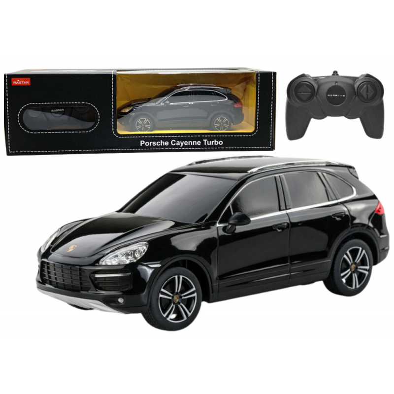 RC Car 1:24 Rastar Porsche Cayenne Turbo Black