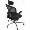 Topeshop FOTEL DORY SZARY office/computer chair Padded seat Mesh backrest