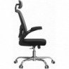 Topeshop FOTEL DORY SZARY office/computer chair Padded seat Mesh backrest