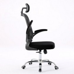 Topeshop FOTEL DORY CZERŃ office/computer chair Padded seat Mesh backrest