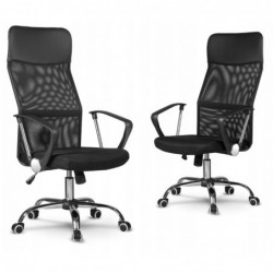 Topeshop KRZESŁO NEMO CZARNE office/computer chair Padded seat Mesh backrest