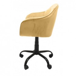 Topeshop FOTEL MARLIN ŻÓŁTY office/computer chair Padded seat Padded backrest