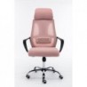 Topeshop FOTEL NIGEL RÓŻOWY office/computer chair Padded seat Mesh backrest