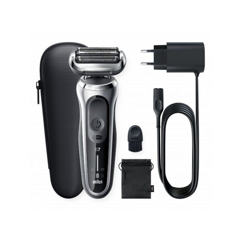 Skuveklis Braun  Shaver 71-S1000s	 Operating time (max) 50 min, Wet&ampDry, Silver/Black 