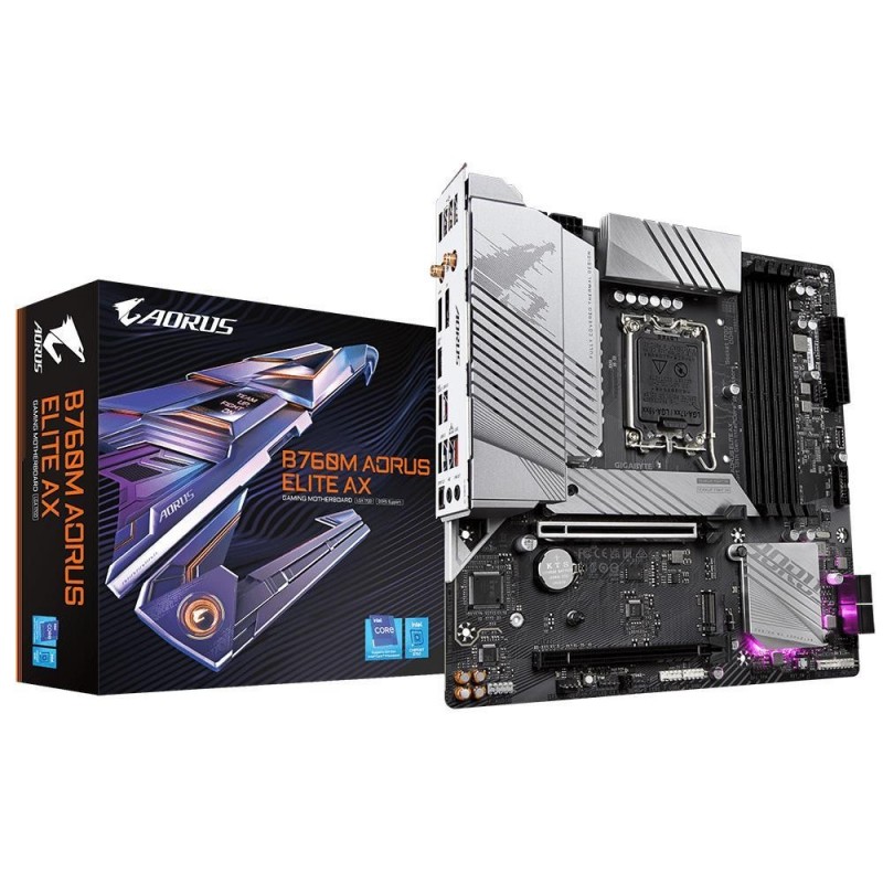 Mainboard GIGABYTE Intel B760 Express LGA1700 Micro-ATX Memory DDR5 Memory slots 4 2xPCI-Express 4.0