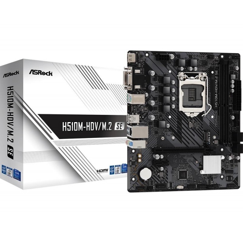 Mainboard ASROCK Intel H470 Express LGA1200 Micro-ATX Memory DDR4 Memory slots 2 1xPCI-Express 3.0 1x 1xPCI-Express 4.0