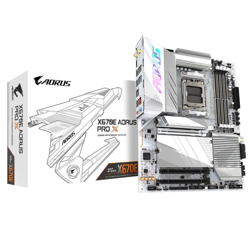 Mainboard GIGABYTE AMD X670 SAM5 ATX Memory DDR5 Memory slots 4 2xPCI-Express 3.0 16x 1xPCI-Express 5.0