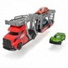 DICKIE CITY Red tow truck with 3 cars