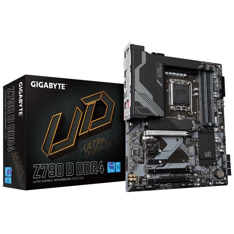 Mainboard GIGABYTE Intel Z790 LGA1700 ATX Memory DDR4 Memory slots 4 2xPCI-Express 3.0 1x 1xPCI-Express 4.0