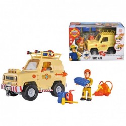 Simba Fireman Sam Rescue Jeep 4x4 with a Sam figure