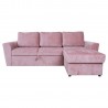 Corner sofa bed INGMAR pink