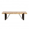 Bench IRONBRIDGE 150x40xH46cm, pine