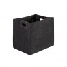 Basket MAX FELT-2, 36x28xH35cm, dark grey